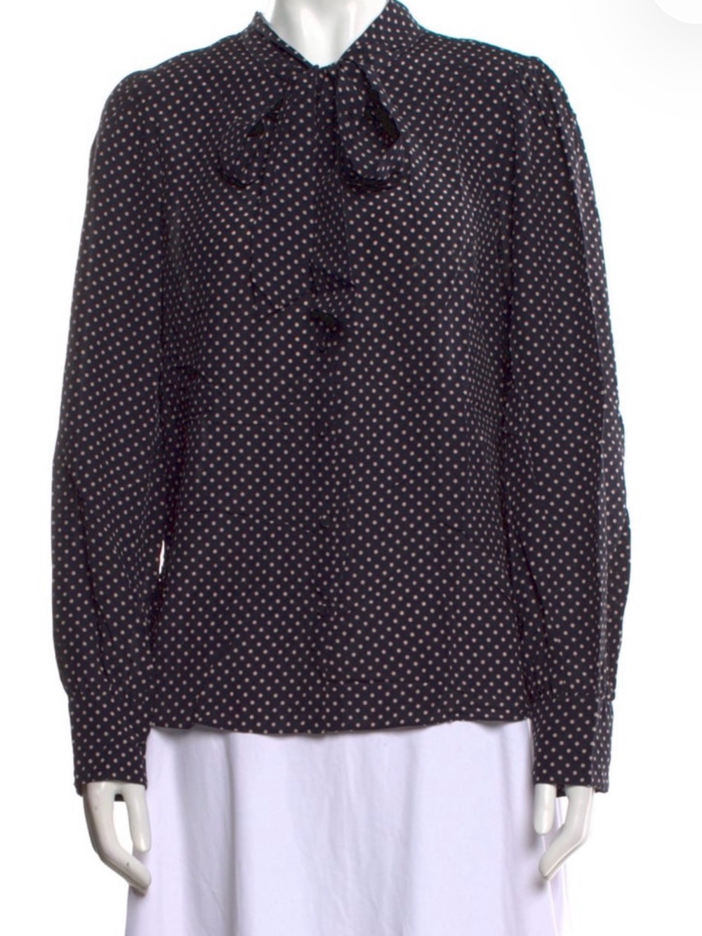 Rebecca Taylor silk bow tie blouse